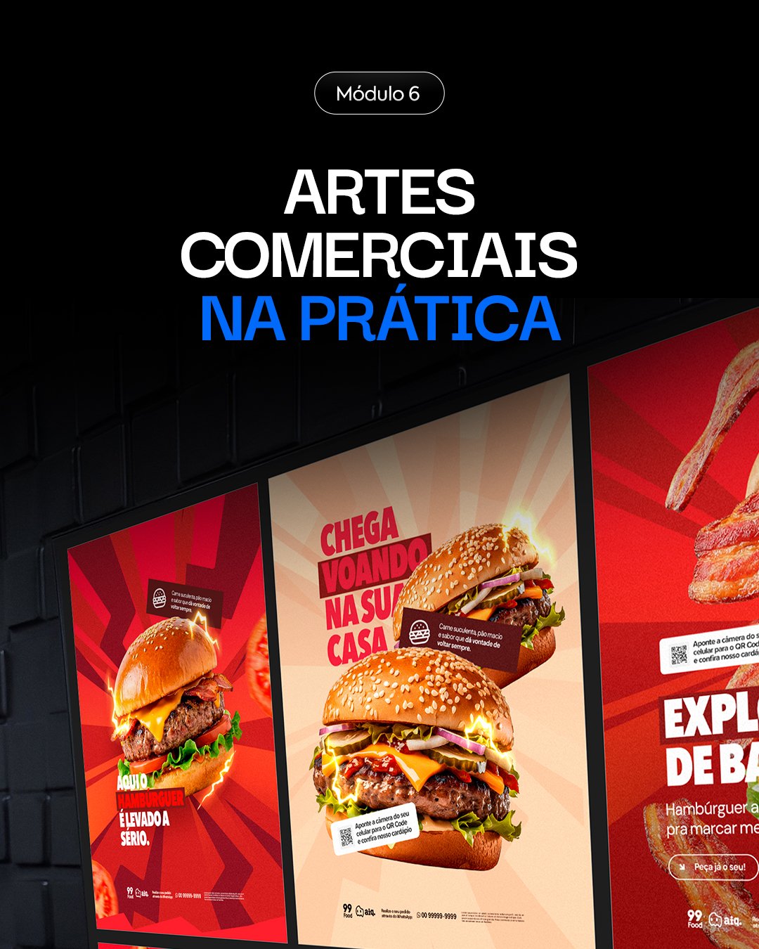 Capa do Módulo 6 - Artes comerciais na prática